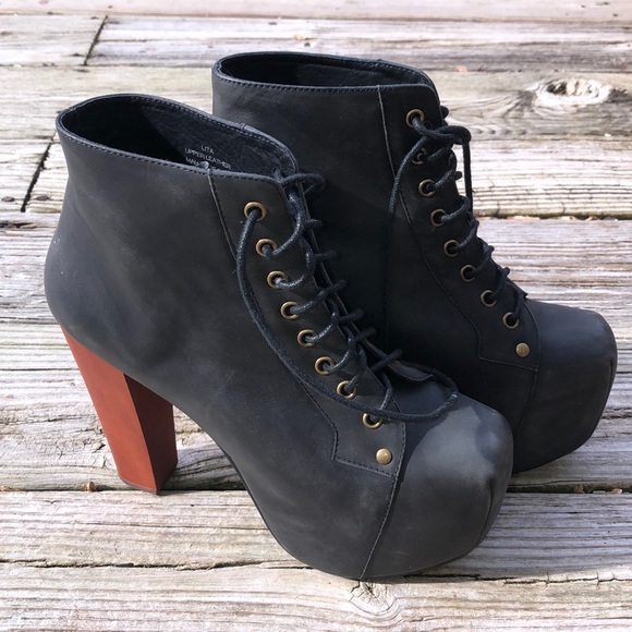 Jeffrey Campbell Shoes - Jeffery Campbell Lita Boots Matte Black Size 7.5